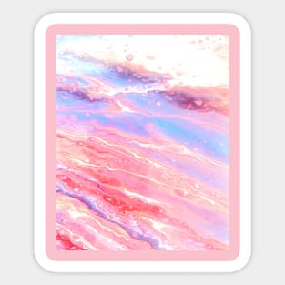 cotton candy pour art Sticker